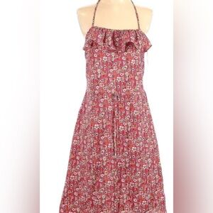 Liberty of London for Target Red Floral Backless Dress